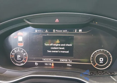 2017 Audi A4 2.0T Premium z USA, uszkodzony, nr VIN WAULNAF47HN034351